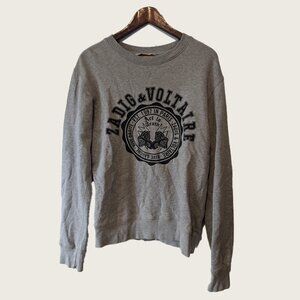 ZADIG & VOLTAIRE - Logo crewneck sweater - Sz S